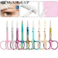 1pcs Eyebrow Scissor Eyelash Trimmer Facial Hair Remover Stainless Steel Nail Cuticle Manicure Scissor Beauty Makeup Tool 1