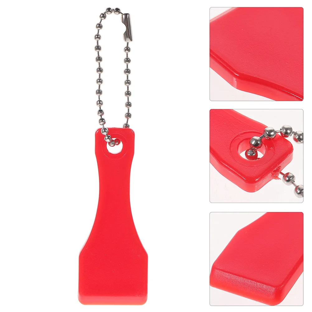 

20 Pcs Lottery Scraper Spatula Scratcher Tool for Ticket Card Keychain Plastic Scraping Tools Scrapers