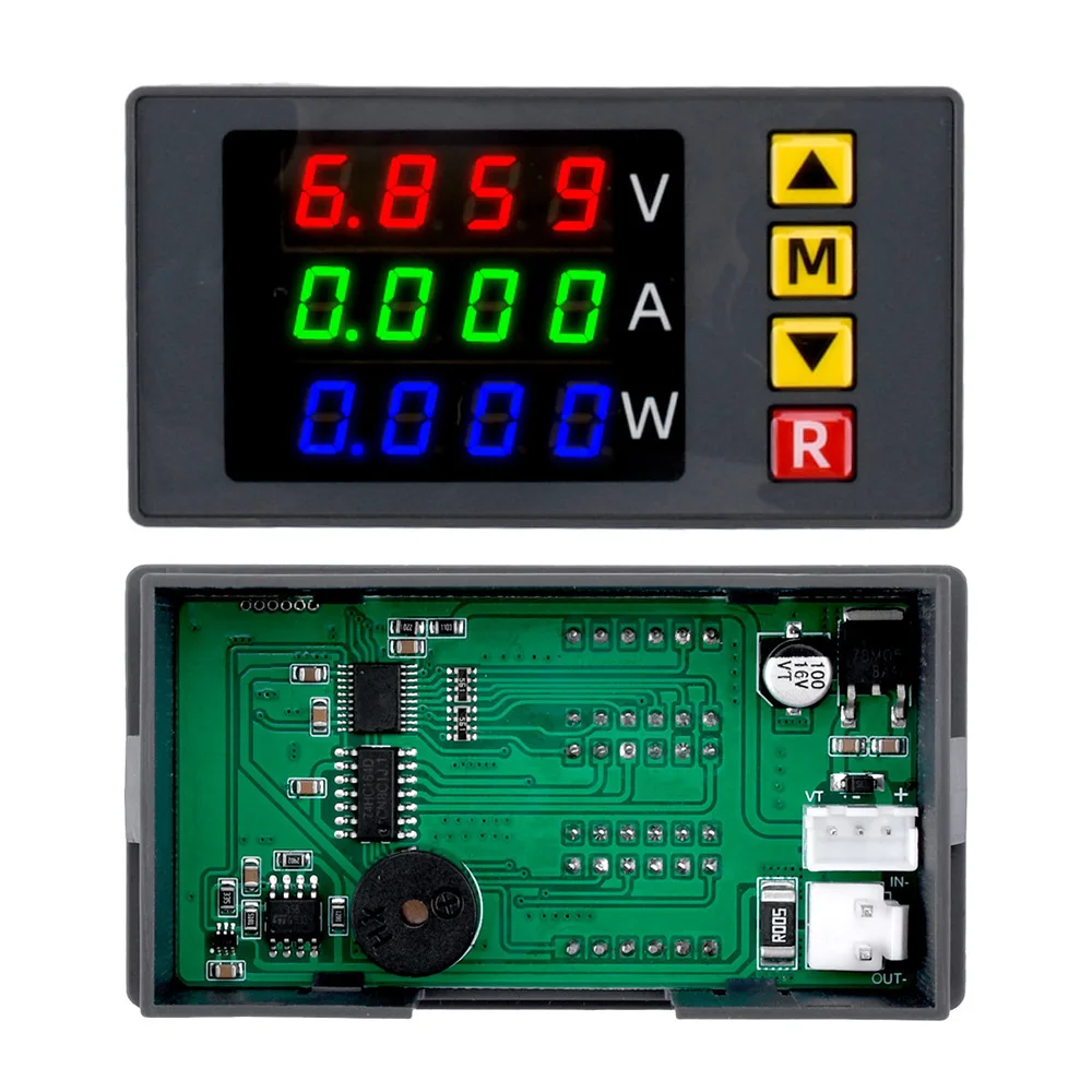 BM730 4-stelliges Hochpräzises Digitales Voltmeter Amperemeter Leistungsmessgerät 100V 10A 1000W Spannungs- und Stromanzeige Trimmer mit Summer – Detail 8