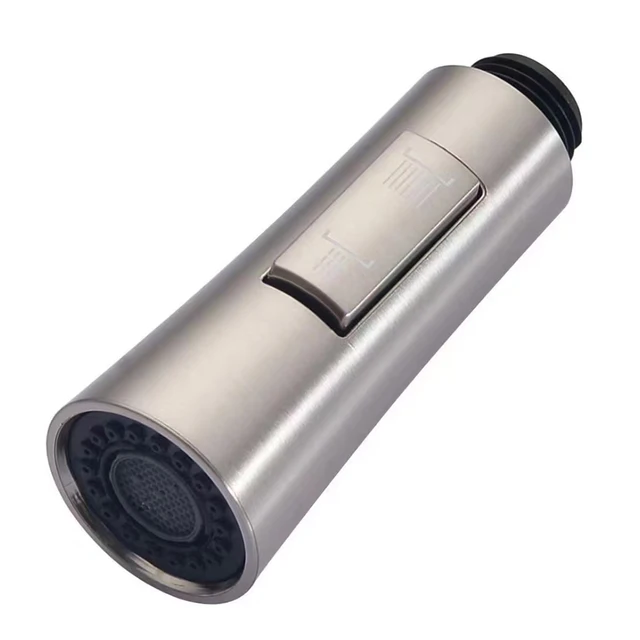 Shower Nozzle for Kitchen Tap Faucet with Easy to Use Design ABS Material G1/2 Connection Size Silver/Black/Brushed/Gray 5