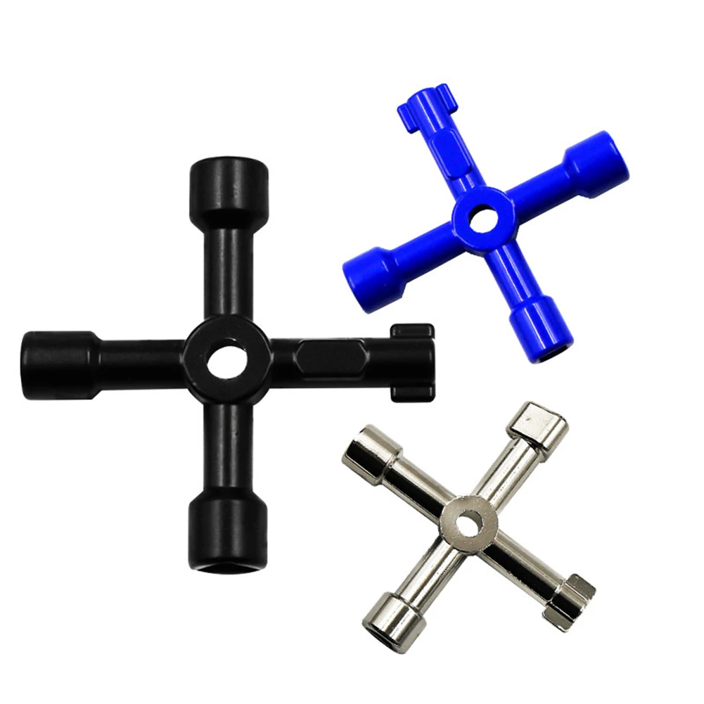 

Universal Cross Triangle Wrench Electrical Electricians Switchboards Key Lock Tools Multifunction Repair Tools Hand Tools 4 Way