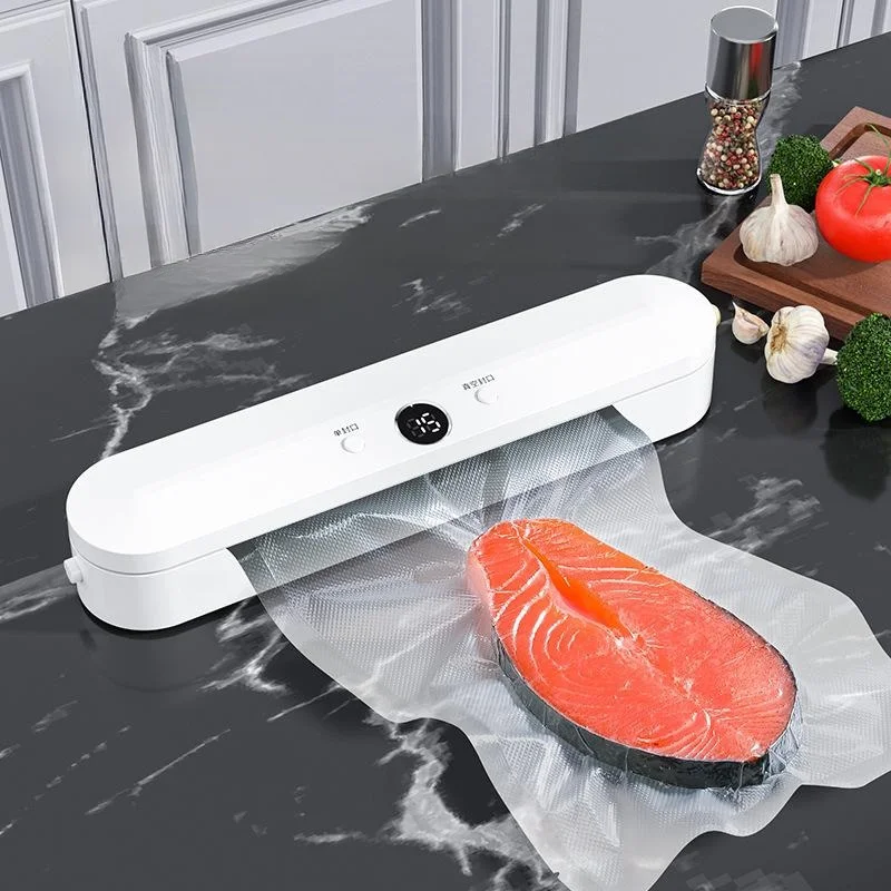 Vacuum Sealer Automatic Packaging Machine Food Vacuum Sealer Vacuum Food Sealing Dry Wet 2-in-1 Food Preserver Home New