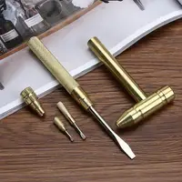 6 in 1 Mini Multifunction Hammer Screwdriver Small Hammer Small Hammer Ideal for Hand Tools Watchmaker Jewelry Repair Tools 1