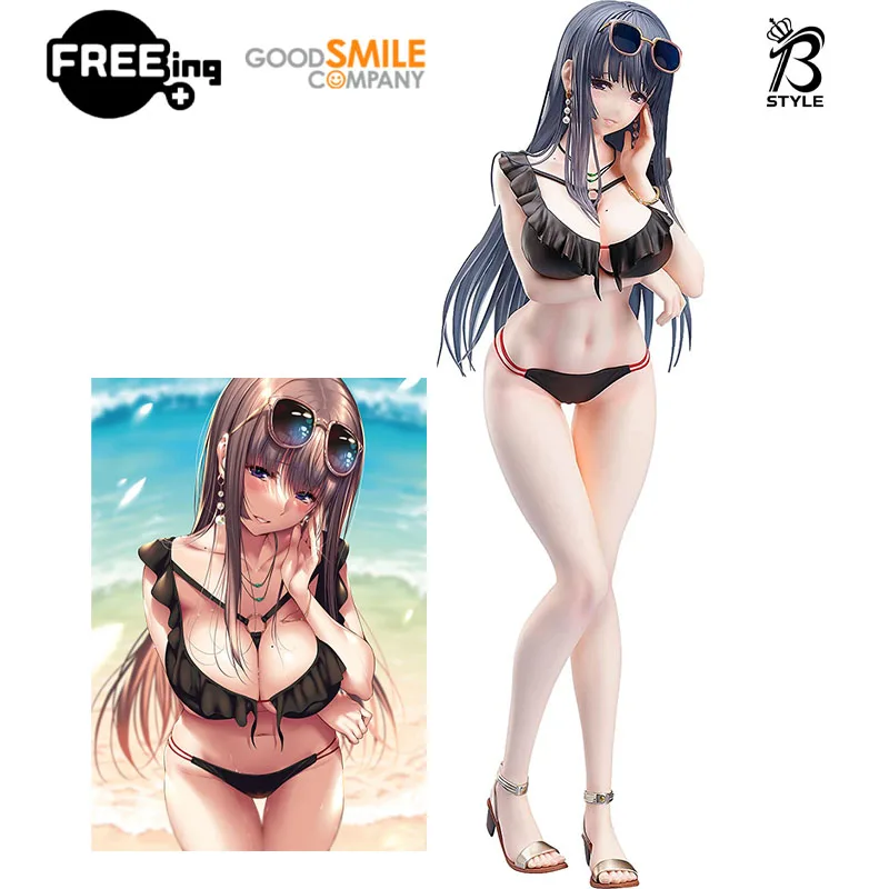 

In Stock 100% Original FREEing GOOD SMILE GSC B-Style SiStart ChiaKi Ayase Swimsuit Ver. 1/4 PVC Action Anime Figure Model Toys