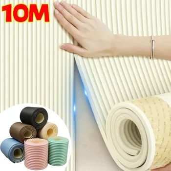 10/2M Anti-collision Strip Multifunctional 3D Wall Stickers Baby Safety Soft Padding for Door Corner Furniture Edge Protection 1