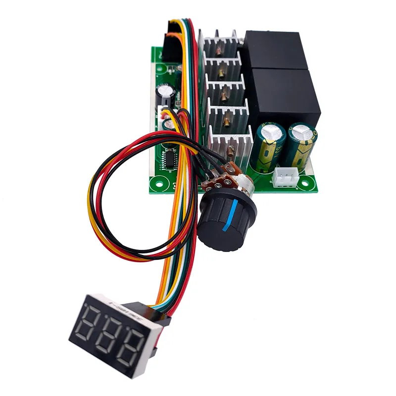 Digital Display 40A PWM Speed Governor Controller DC Motor Input 12V 24V 48V 0~ Adjustable Drive Module