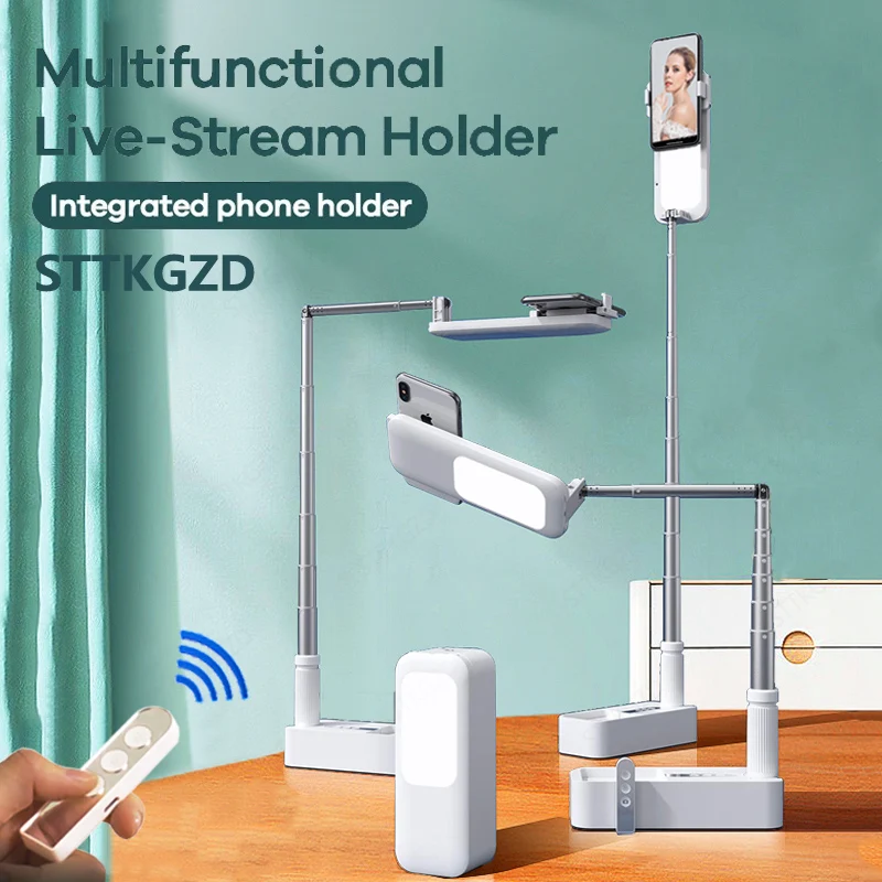 Phone Holder LED Lampe Selfie Fill Light Support Portable Pour Stand Bluetooth Remote Shooting For Live Short Video Stream Kit device holder