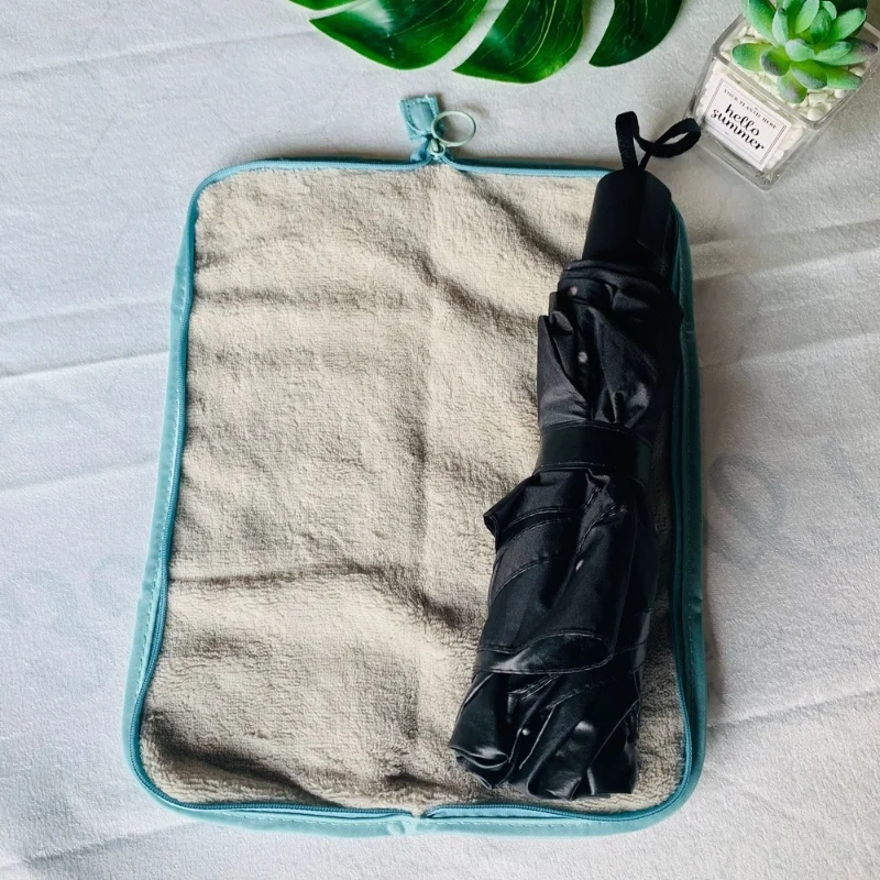 Small Fresh Print Pattern Umbrella Storage Bag Clutch Type Absorbent Folding Umbrella Bag Go Out Portable Waterproof Storage umbrella bag