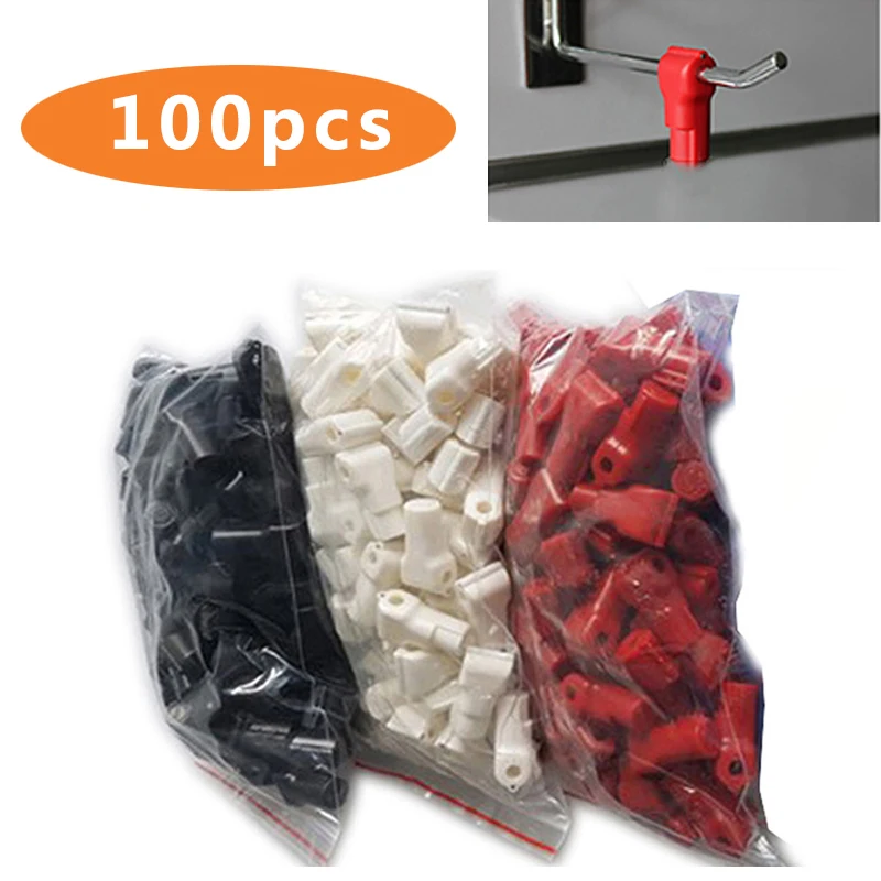

100pcs EAS Security Euroslot hook stop lock hook anti theft Euro tags of retail for Magnetic Lockpick for various Retail