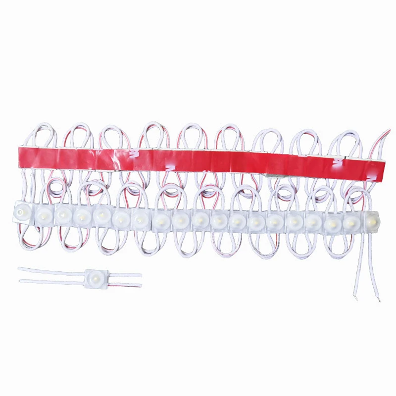 

20pcs 12V Small Mini Led Injection Module 0.6w 1 LED Single LED Module 12mm*10mm Mini Channel Letter Narrow Backlight Sign IP65