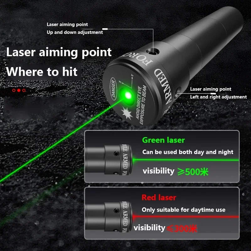 Outdoor Hunting and Shooting High Precision Telescopic High Power Stainless Steel Straight Rod Catapult Laser Flat Rubber Band 2