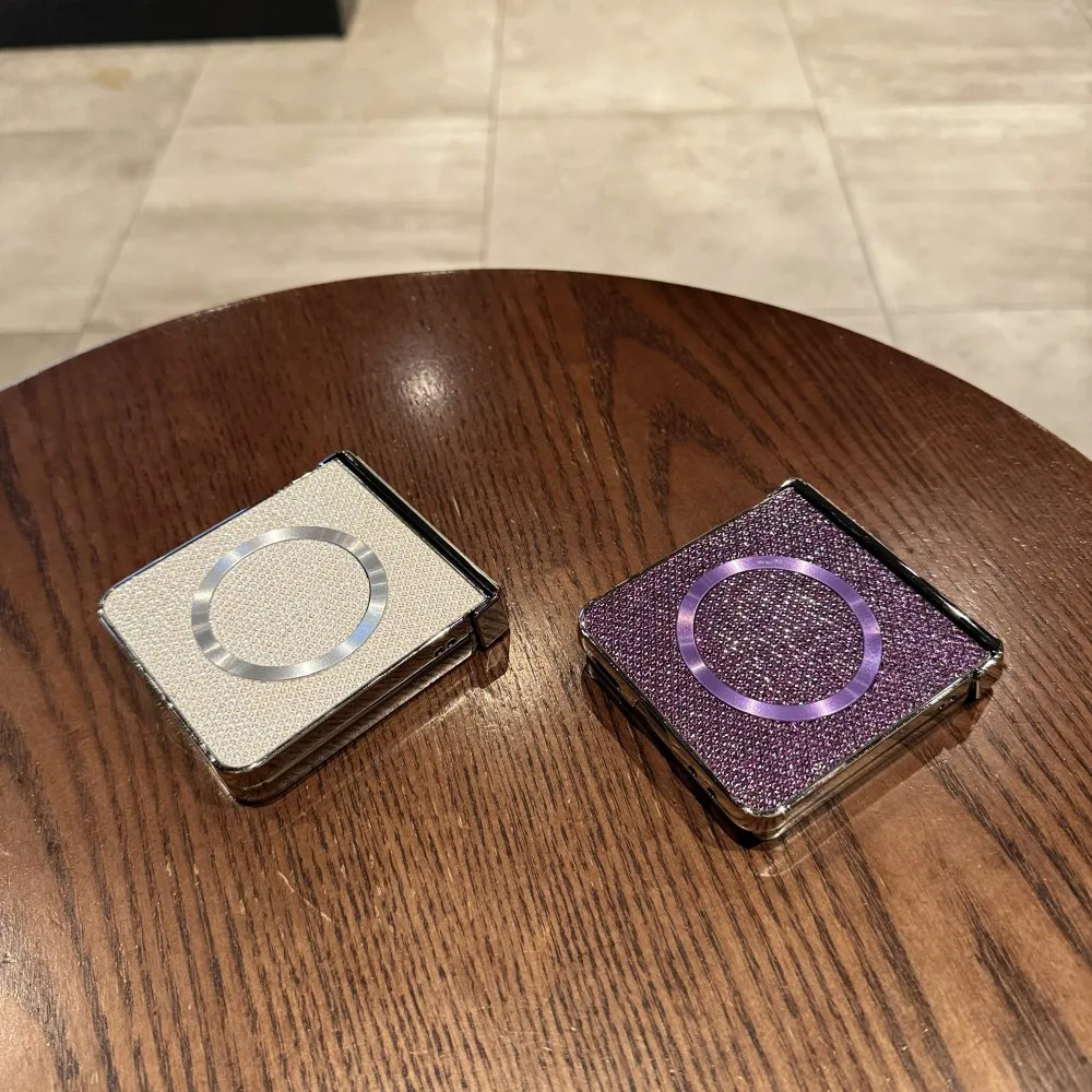 Fashion Glitter Magnetic Wireless Charging Protective Back Cover