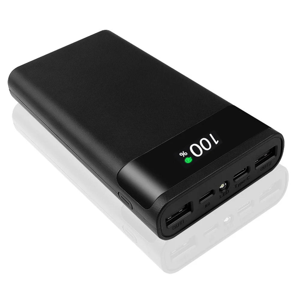 Tanie 18650 Power Bank Cases DIY rodzaj USB C 5V pojemnik na akumulator