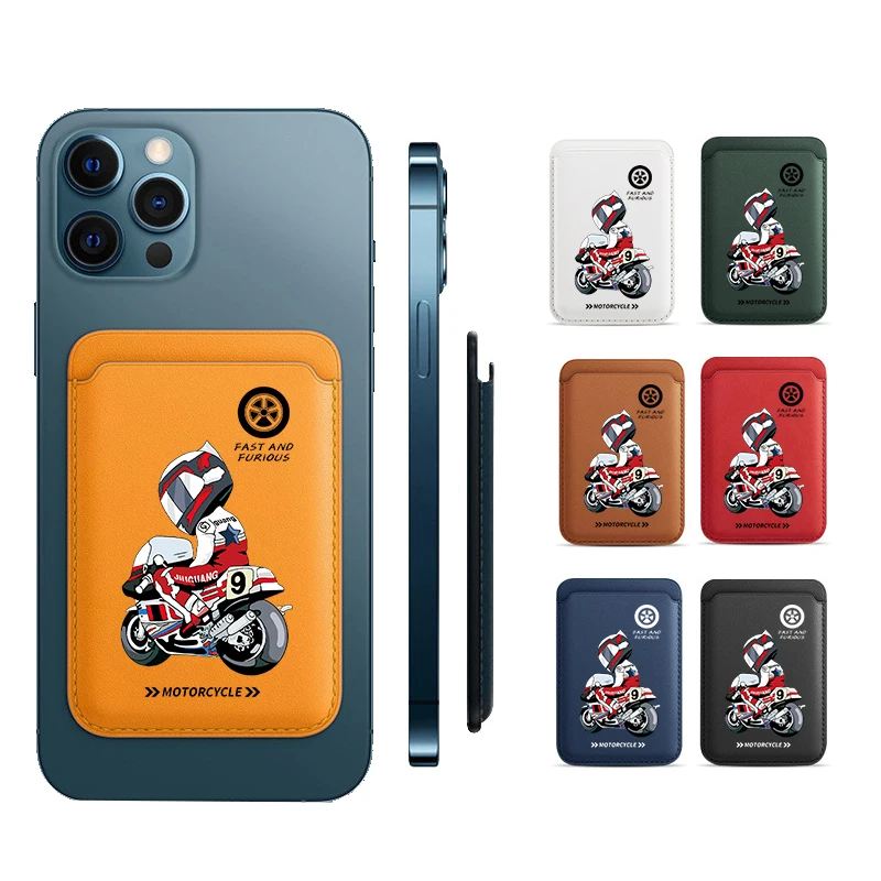 Aggiorna La Custodia A Portafoglio Magnetica In Pelle Bianca Per Magsafe Iphone11 13 14 12 Off Custodia Per Porta Carte Sportive Moto Gp Moto