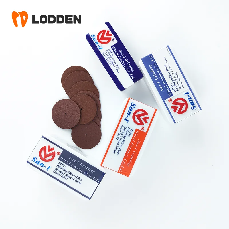 

LODDEN Dental Lab Polishing Wheels San-1 Grinding Silicon Discs Separating Wheel Dental Technician Polishing Tools