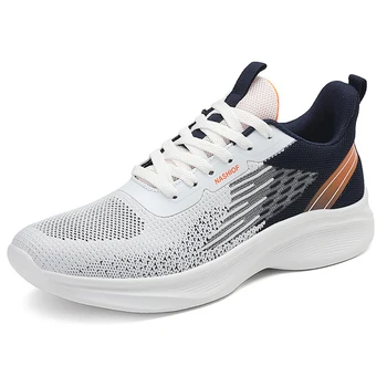 Men Training Shoe Lightweight Mesh Flats Running Shoes Comfortable Breathable Cushioned Wear-resistant Soft Outdoor Accessories