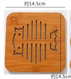 Description Picture 6 of item2 PCS Bamboo Trivet Bamboo Trivet Kitchen Bamboo Hot Pads Trivet Heat Resistant Pads Teapot Trivet Coffee Tea Cup Bowel Holder