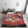 Makima Blankets Flannel All Season Portable Lightweight Throw Blankets for Sofa Couch Bedding Throws 2