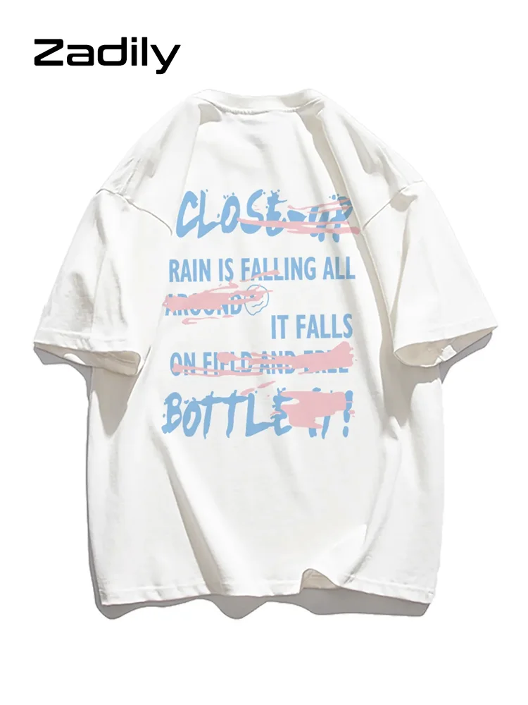 

Женская хлопковая футболка с коротким рукавом, круглым вырезом и надписью