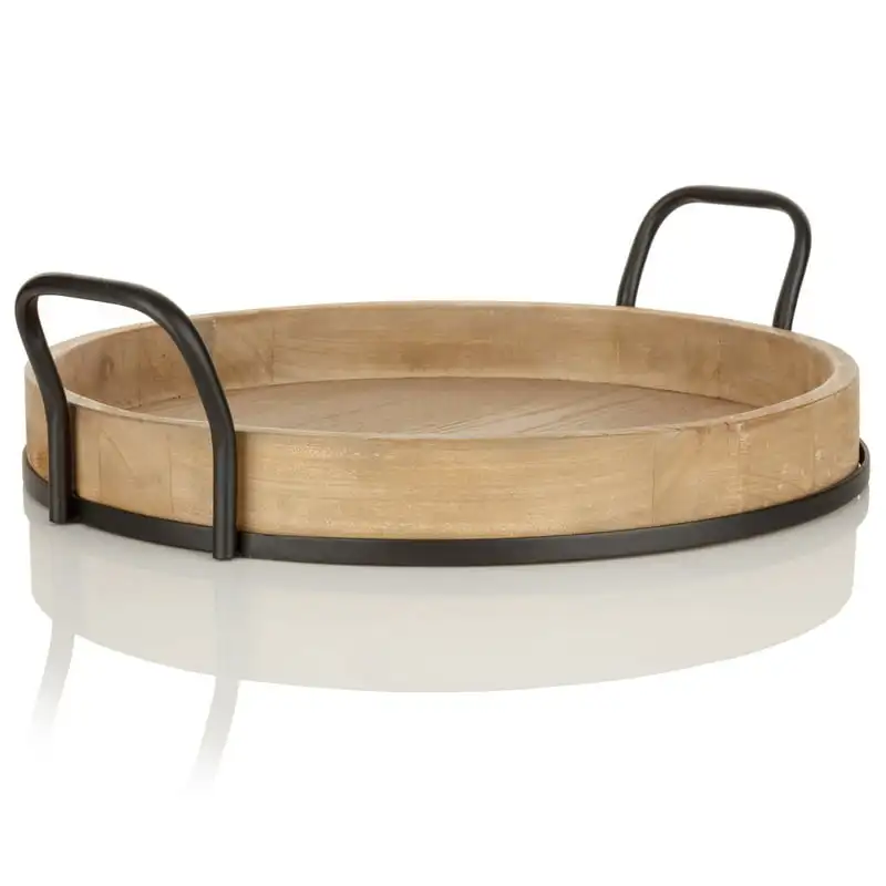

Wood Serving Tray with Black Handles, 18.5 Stainless steel strainer Tea strainer Articulos de cocina y hogar ofertas Cosas para