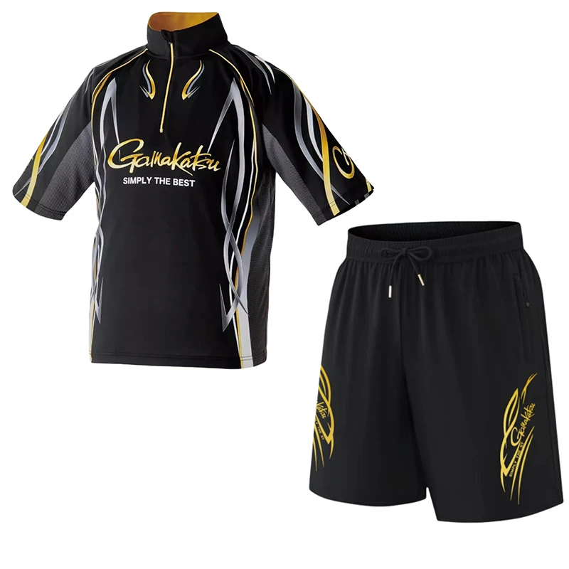 2024GAMAKATSUMenFishingClothingSummerSunProtectionBreathableQuickDryIceSilkFishingT-shirtFishingSportsShorts-AliExpress18