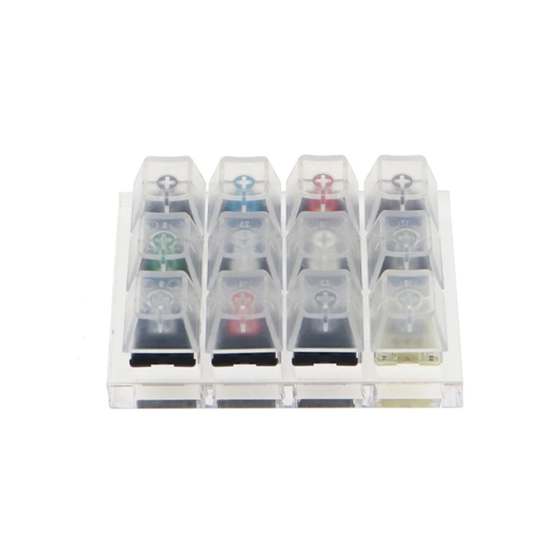 

Mechanical Keyboards 12 Cherry MX Key Tester + acrylic base keycaps P9JB