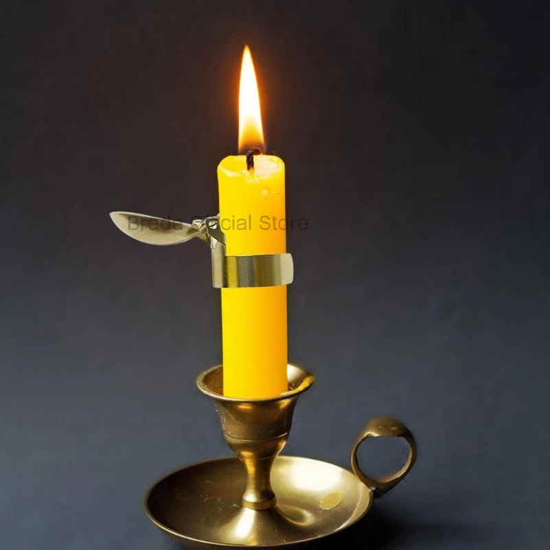 Candle Extinguisher 1 Pcs Safety Automatic Candle Fire Extinguisher Rod Wax Timing Extinguisher Cover Candlestick Bar Candle Tool Candle Damper Candle Snuffer