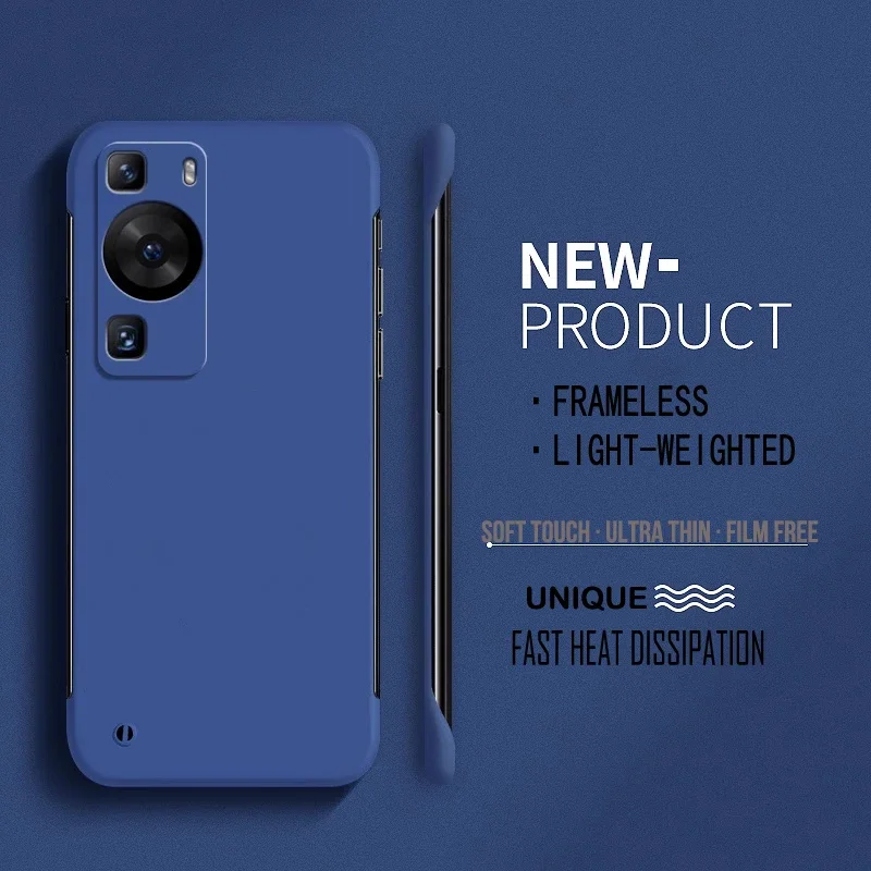 Frameless Matte Hard PC Phone Case and Protective Bumper Cover