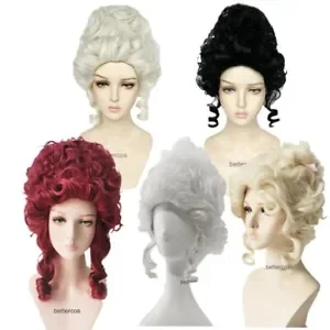 Marie Antoinette Cosplay Wig Princess Medium Curly Heat Resistant Hair Wigs steelrising marie antoinette cosmetic pack pc