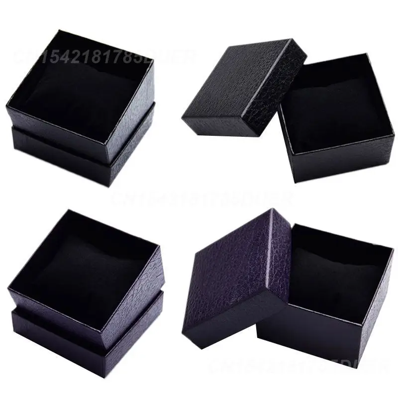 Fashion Watch Box Cardboard Case Bangle Bracelet Wrist Watch Jewelry Present Durable Gift Box Square watch storage box