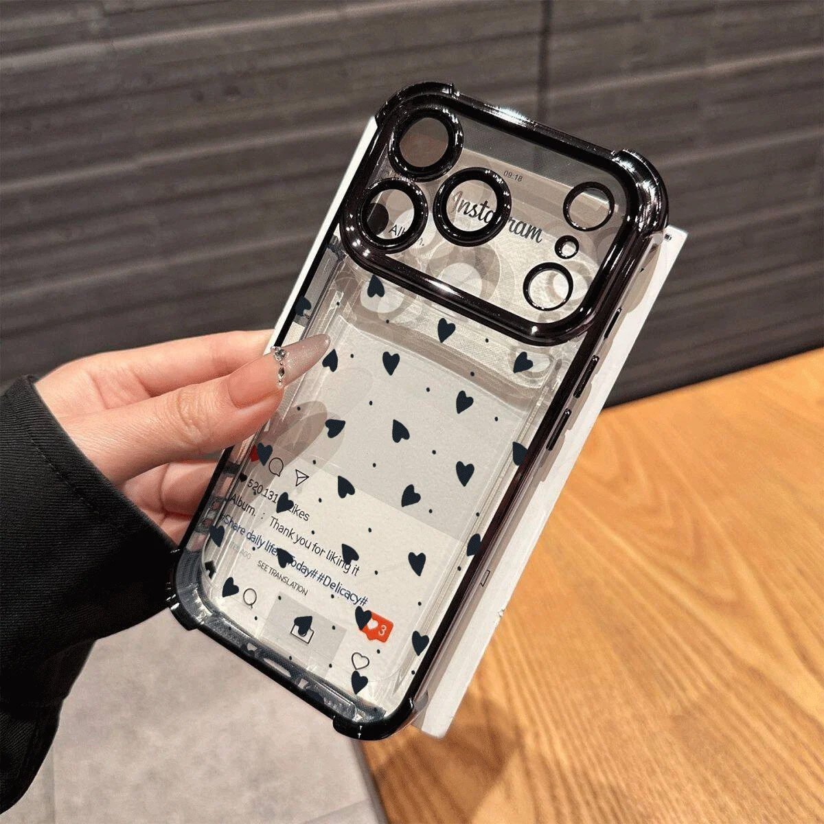 INS Love Heart Phone Case