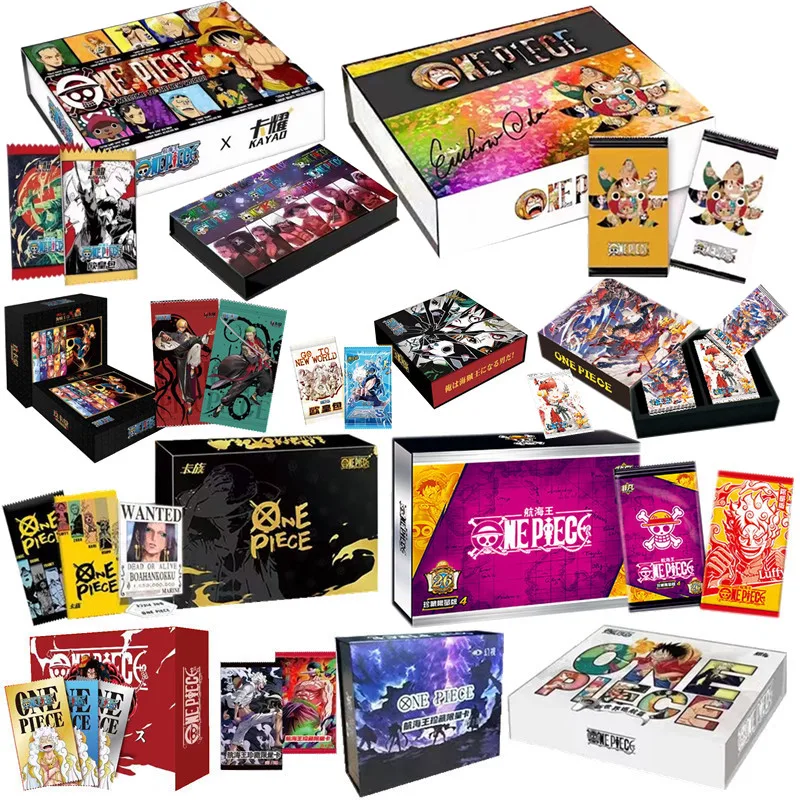 2023 New One Piece Collection Cards Box Booster Pack Anime Rufy Zoro Nami Chopper Tcg Gioco Carte Da Gioco Giocattolo Regalo