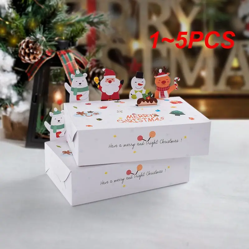 

1~5PCS Book-shaped Candy Box Fashionable Lovely Design Widely Used Perfect For Gifts Easy To Assemble Christmas Party Supplies
