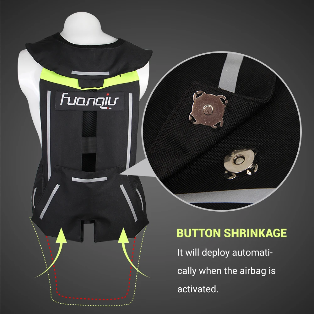 Motorcycle Air-bag Vest Moto Racing Advanced Air Bag System Motocross Protective Airbag Jacket Reflective Safety Vest motorcycle jacket motorcycle clothing