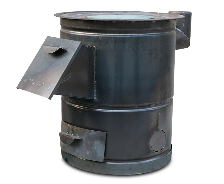 30-58cm Diameter Stove Outdoor Cooking Stove Movable Camping Firewood Camping Wood Stove for BBQ Picnic Hiking Heating Cooking 2