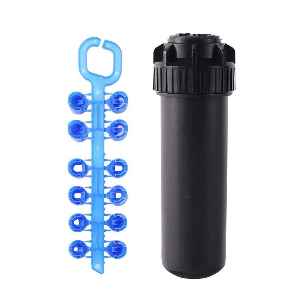 3/4" Female Thread Rotor Pop-up Sprinkler Gear Drive Lawn Sprinkler Head Part-Circle Pattern 40°~360°Adjustable 5004 Series
