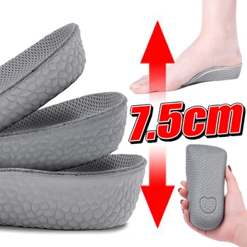 Solette per aumentare l'altezza invisibile da 3.5CM mezza suola per aumentare gli inserti per scarpe sportive sottopiede per plantare ortopedico per uomo e donna 1