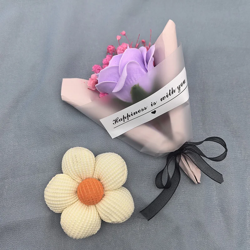 Flores para manualidades 10pc 꽃 채우기 면화 수제 패브릭 패딩 아플리케 머리 장식 머리핀 패치 공예 DIY