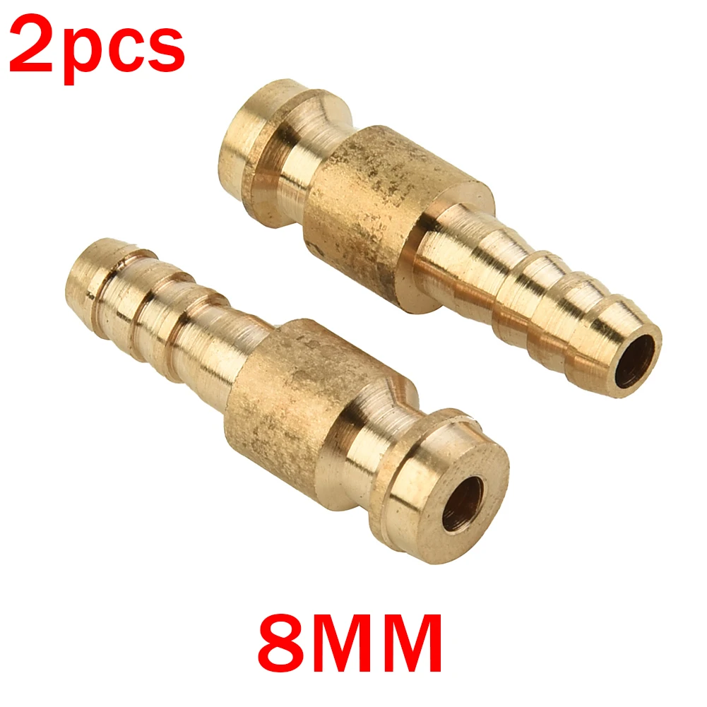 2pcs (6mm/8mm/10mm) Gas Water Male Adapter Quick Connector For TIG Welding Torch Intake Metal Connectors Tips TIG Welding Tools 3