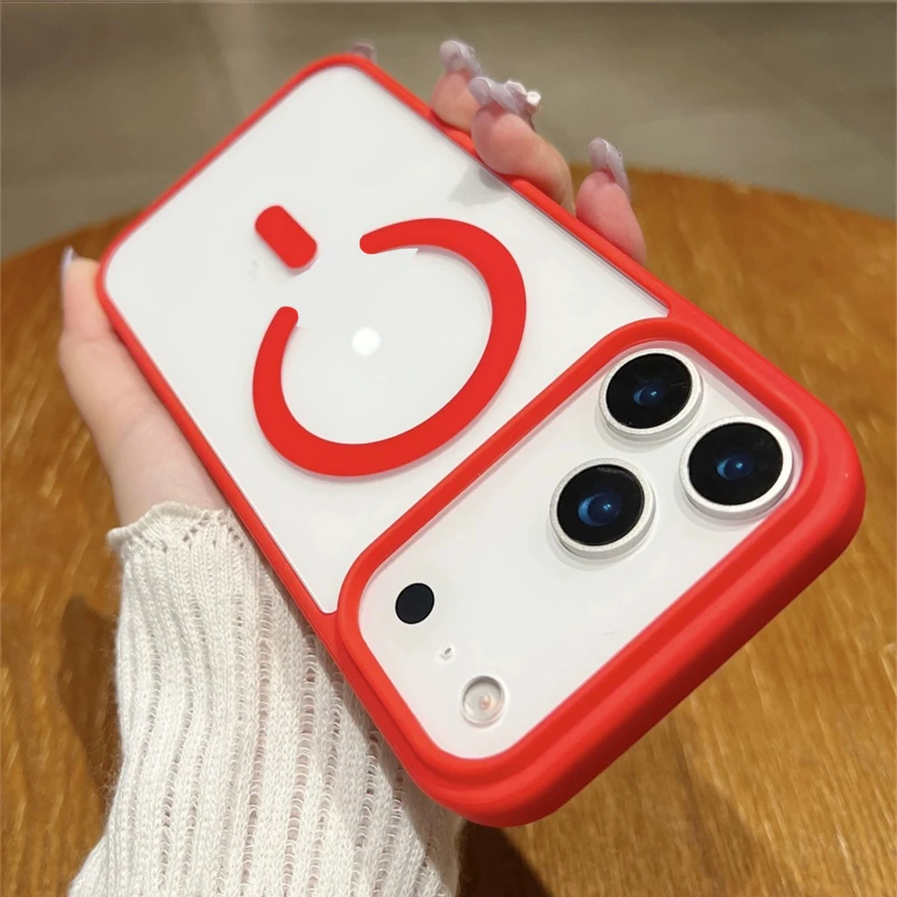 Magnetic Clear Protective Cover with Enhanced Wireless Charging Compatibility