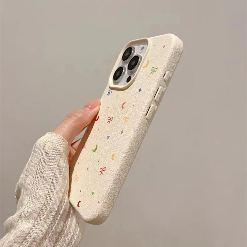 Luxurious Leather Shockproof Phone Case with Soft Silicone Cover and Bumper Protection