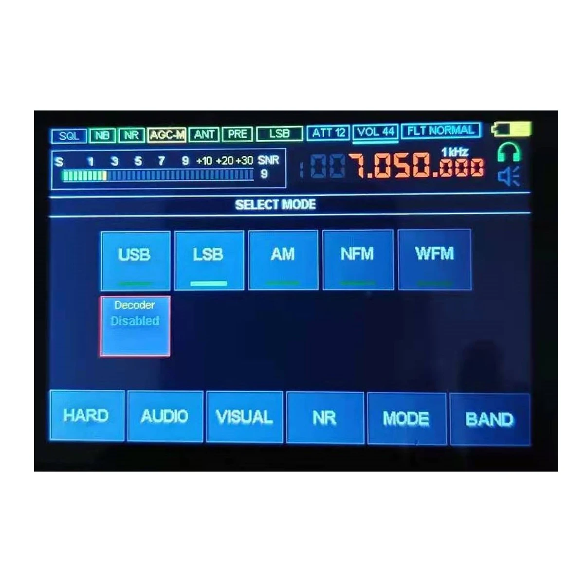 Malahit Ʈ ߿ DSP īƮ ű, SDR , 3.5 ġ LCD  ̽, 4 ̾ PCB CW ڵ, V1.10a, 50Khz-2GHz