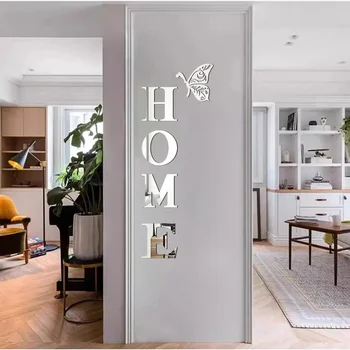3D Mirror Home Wall Sticker 1