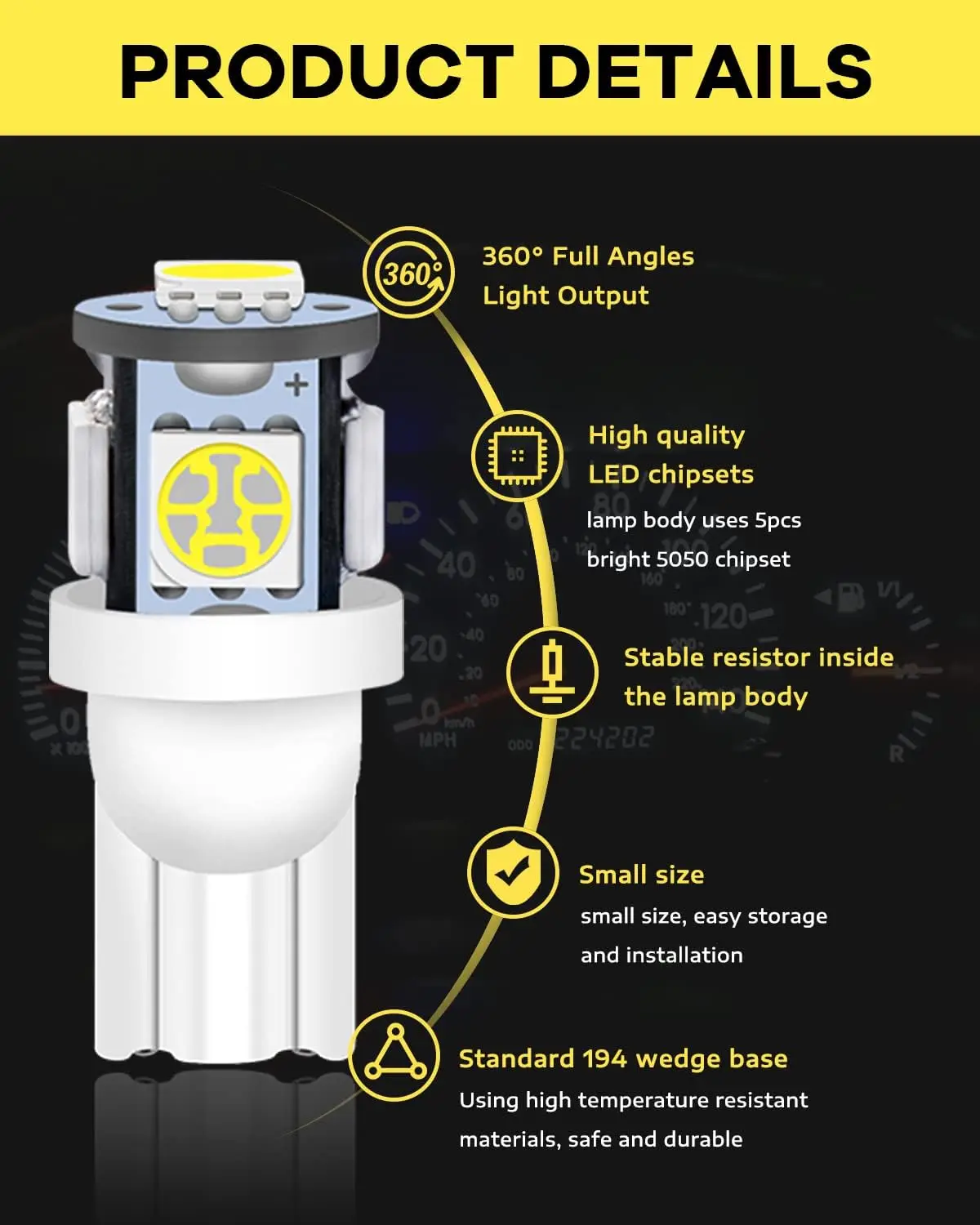 Рисунок 4 - Белые светодиодные лампы PC194