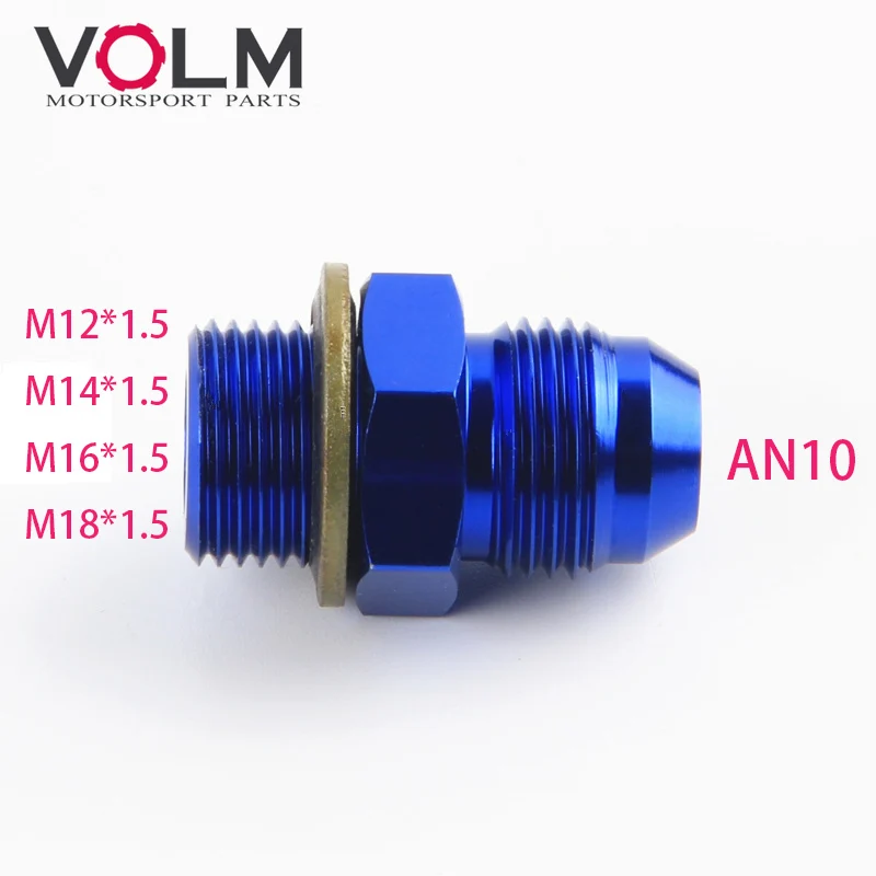Male-10an an10 an 10 male to M18 P1.5 M14 * 1.5 M16 x 1.5 M18*1.5 adaptor adapter Fitting reducer expander fitting