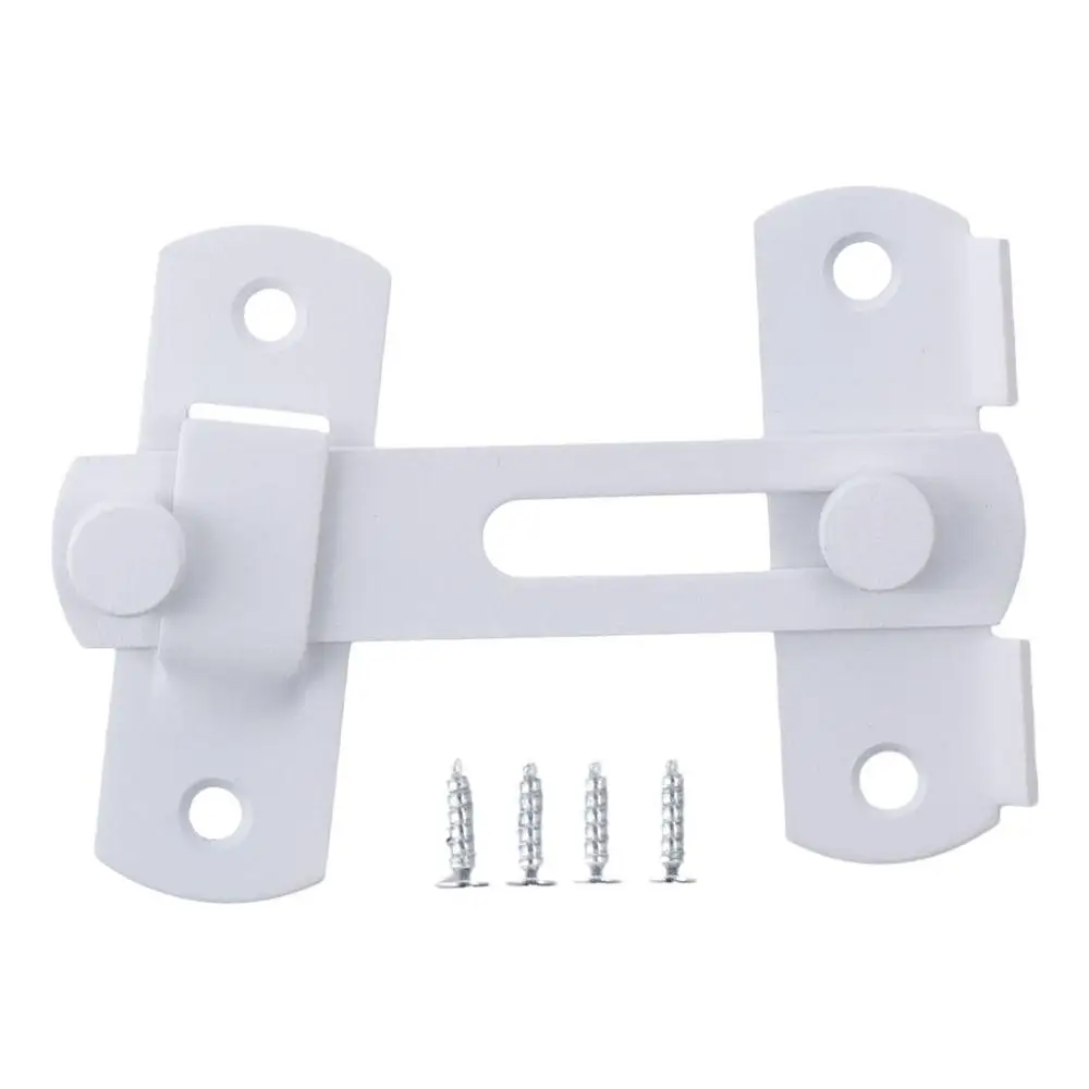 Large Door Latch Stainless Steel 4 Inch Locking Latch Hasp Bending Lock Barn Door door latch