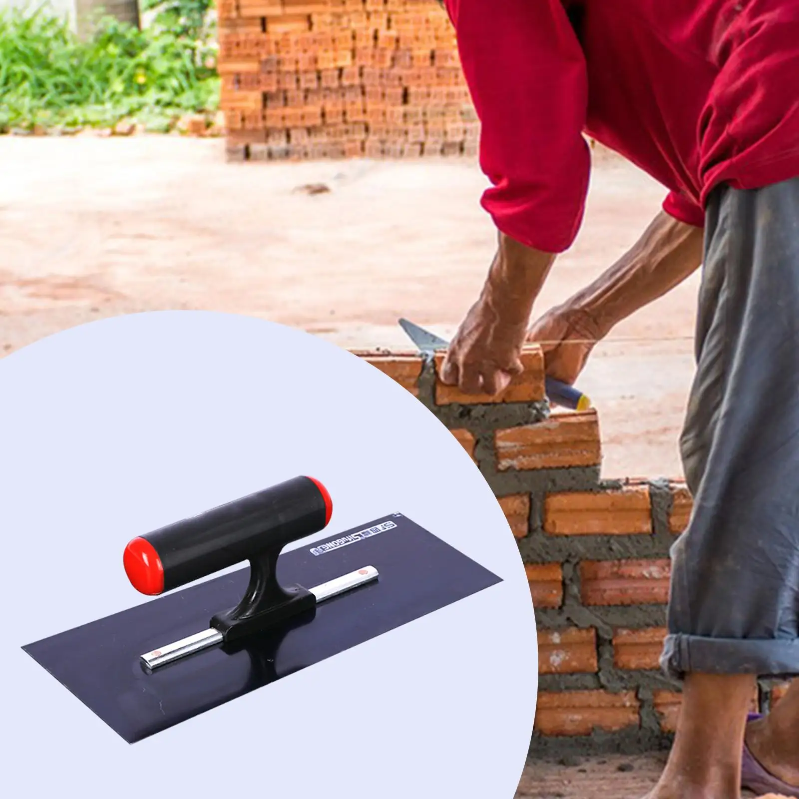 Concrete Finishing Trowel Float Tiling Tool Bricklaying Trowel for Concrete Finishing Skimming Scraping Tile Flooring Grout grout trowel plastering trowel concrete trowel skimming tool set