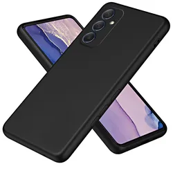 Original Liquid Silicone Protective Phone Case - Camera Guard Back Cover - M14 5G (Black)