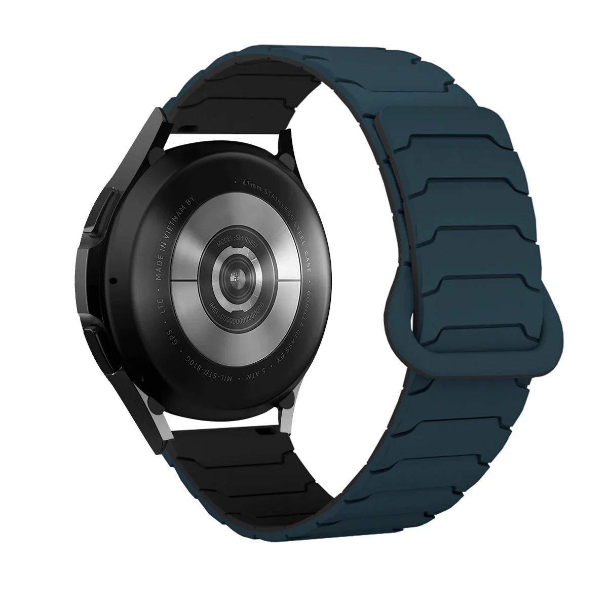Universal Magnetic Silicone Strap – Ultimate Adjustable Bracelet Band, 22mm/20mm