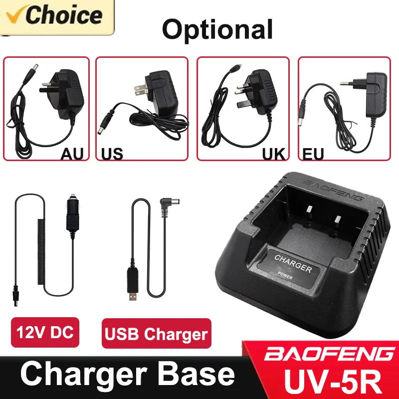 Universal USB Charger for Portable Two-Way Radios and Walkie Talkies
